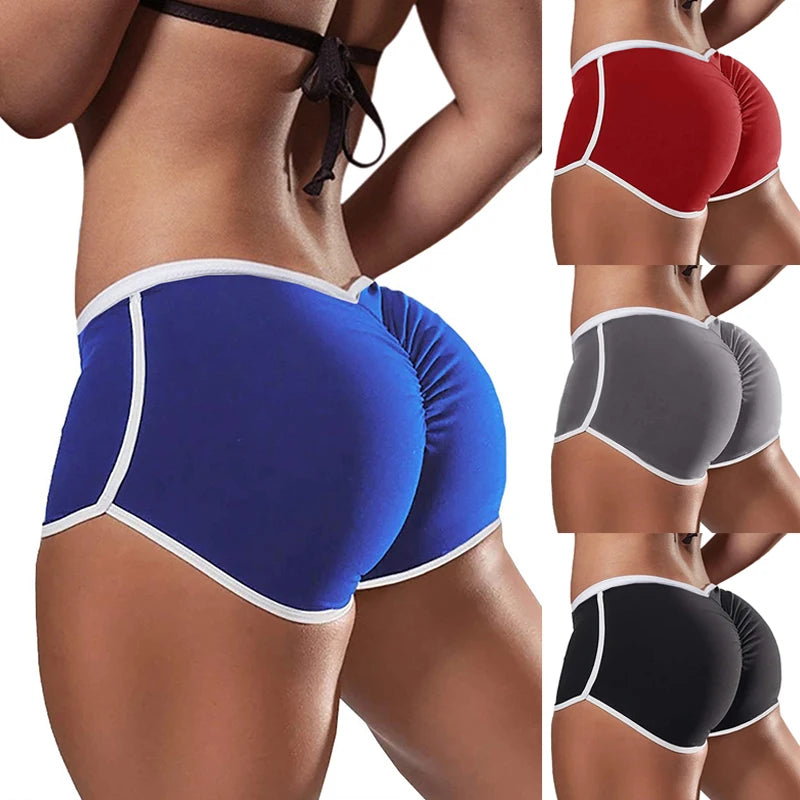 Sports Fitness Skinny Slim Shorts Causal Yoga Shorts