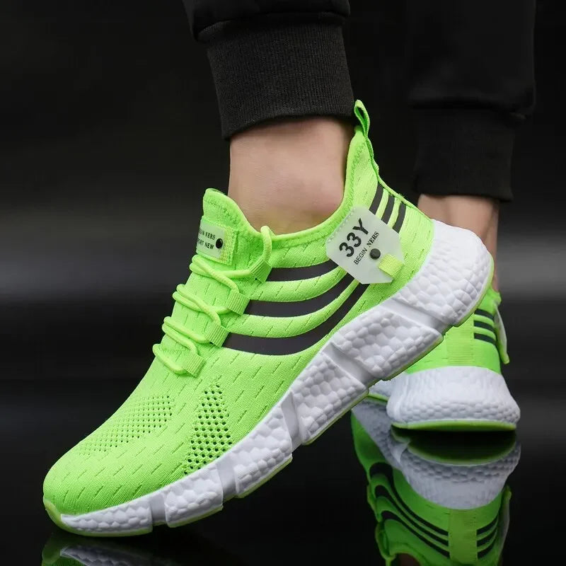 Men Casual Sport Shoes Breathable Lightweight Sneakers Outdoor Athletic Jogging Tenis Walking Shoes