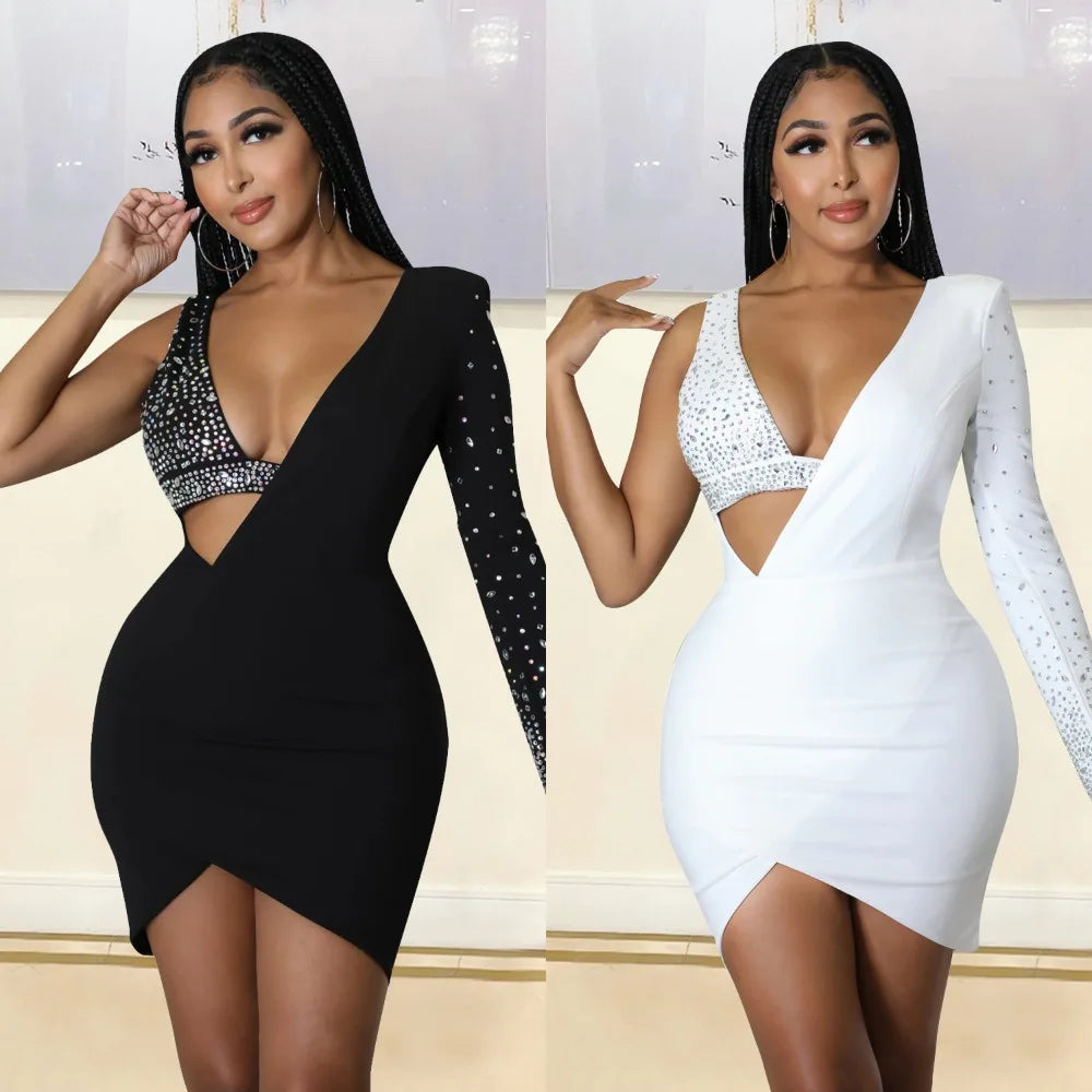 One Shoulder Bodycon Party Dresses