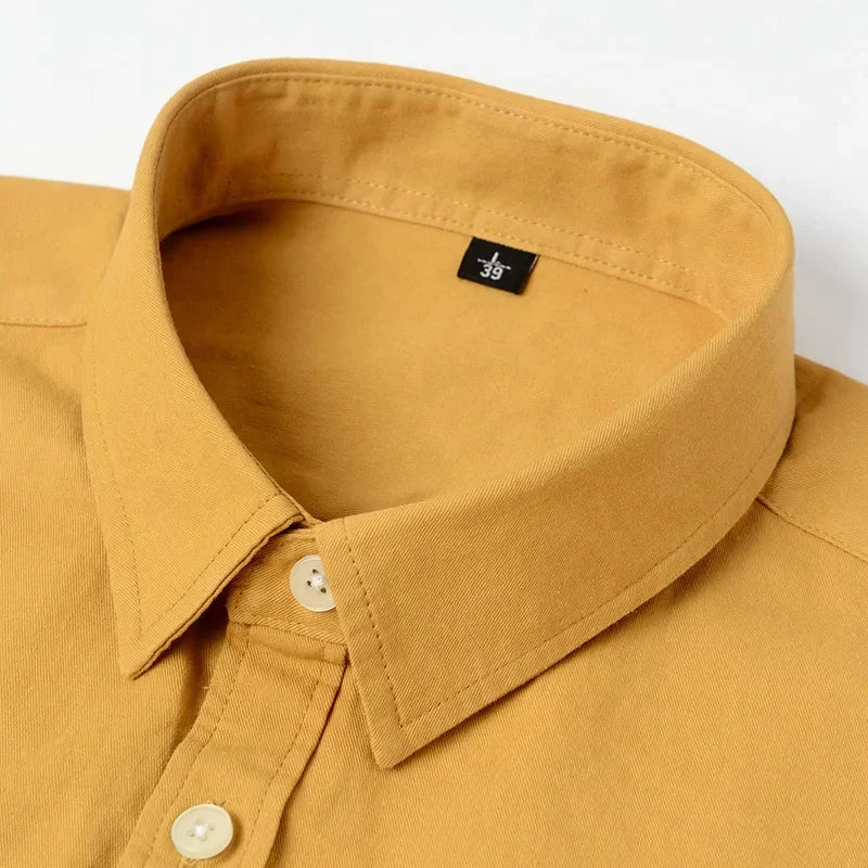 100% Pure Cotton Shirt Jacket Men