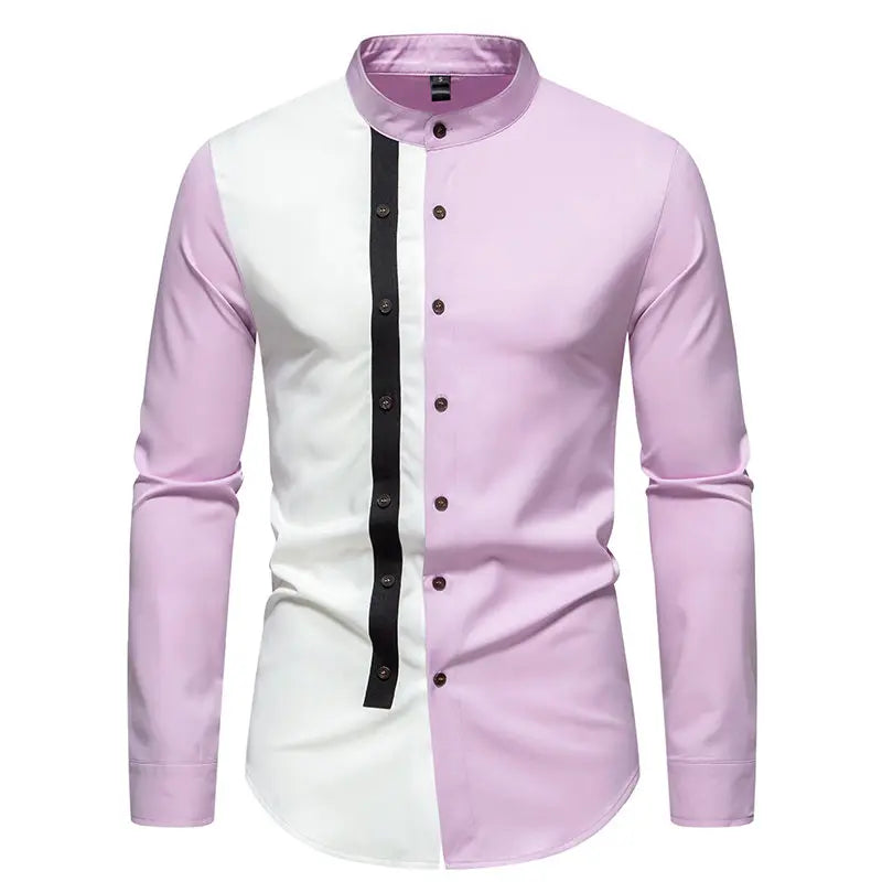 Luxury Clothes Men Blusas Estampadas Dress Shirt Wedding Party Social Festival