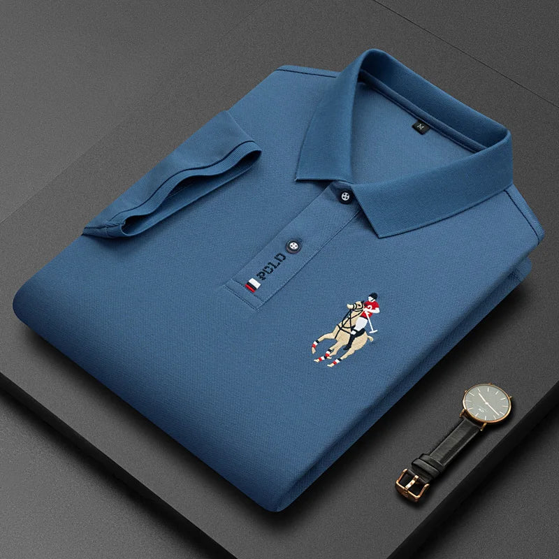 High end luxury POLO shirt with exquisite letter embroidery brand T-shirt