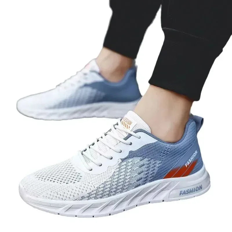 Mens Running Shoes Breathable Knit Sport Sneakers Cushion Casual Gym Athletic Trainers Outdoor Jogging  Shoes