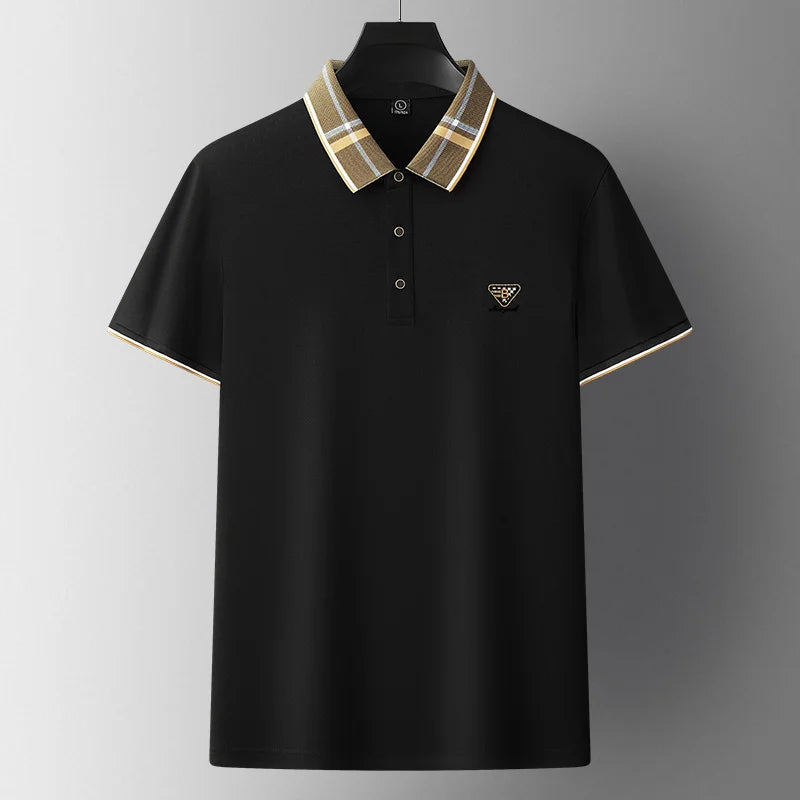 Light luxury brand men's polo shirt short sleeved