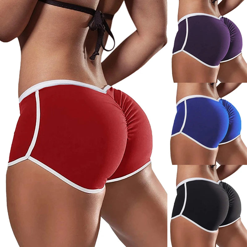 Sports Fitness Skinny Slim Shorts Causal Yoga Shorts