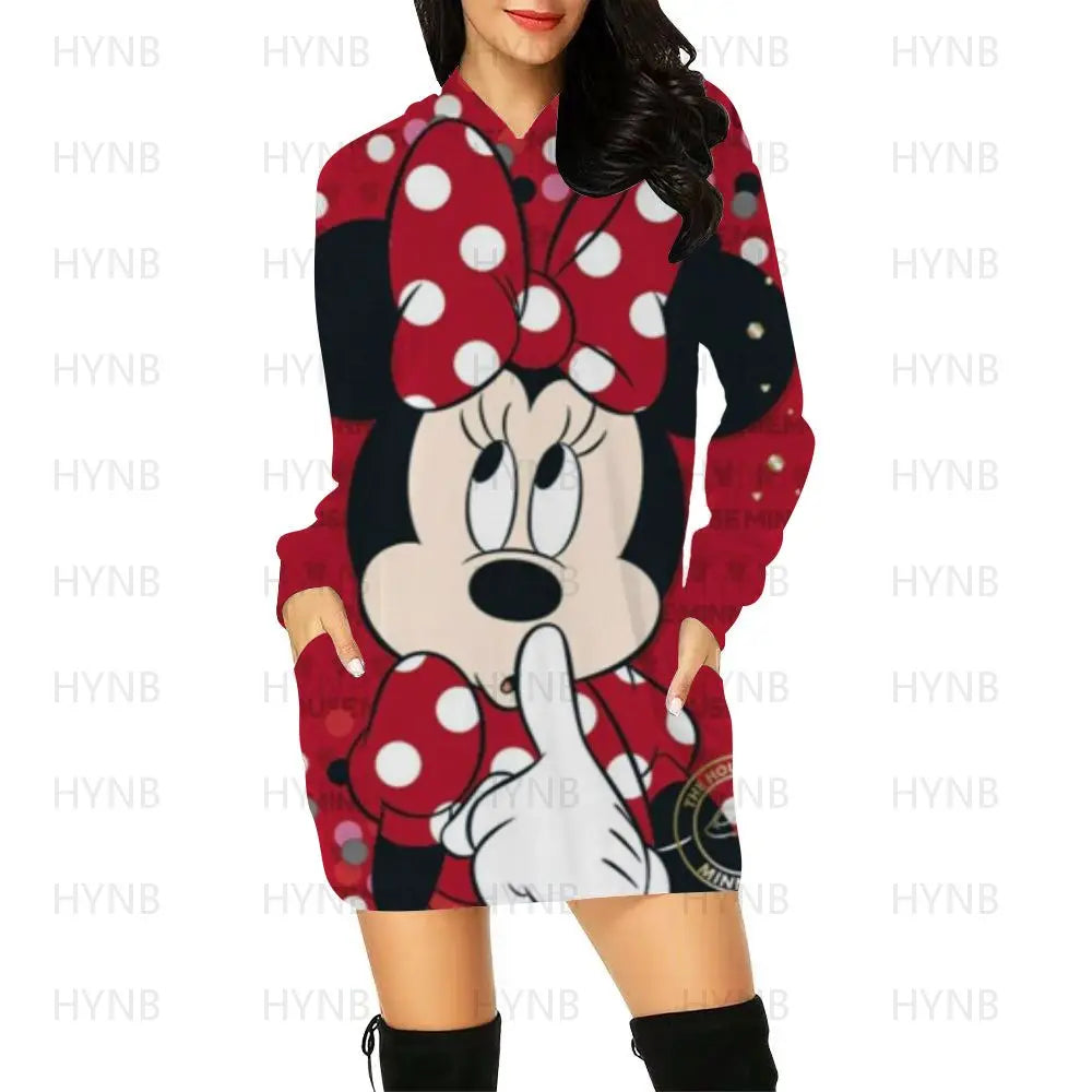 Sweater Long Sleeves Luxury Hoodie Disney Kawaii Mickey