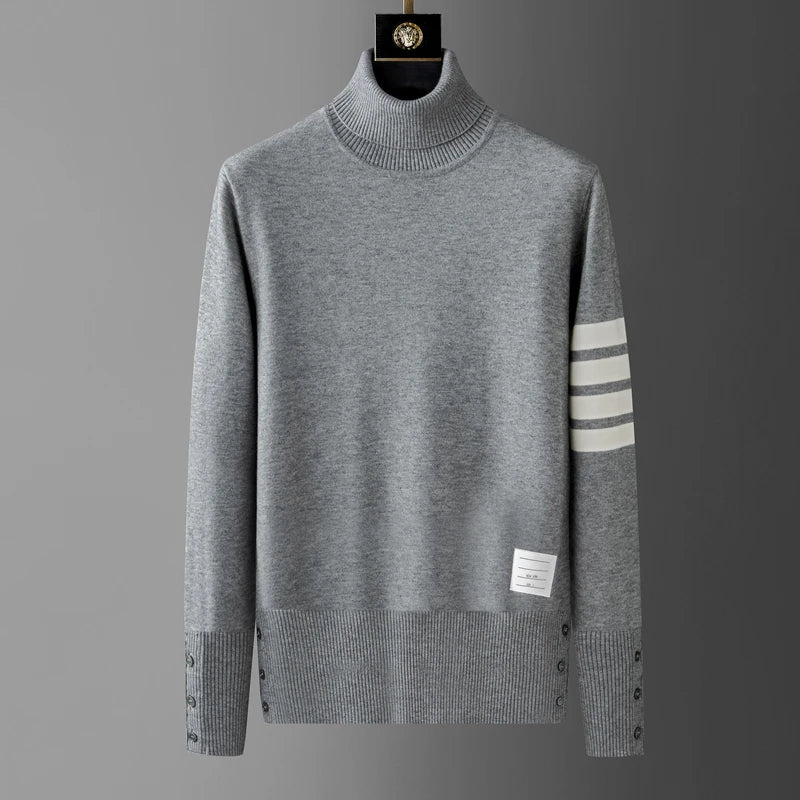 High end luxury brand high neck sweater