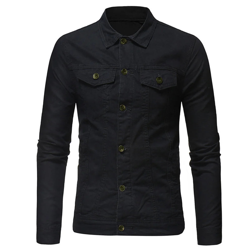 Men's Denim Collar Shirt