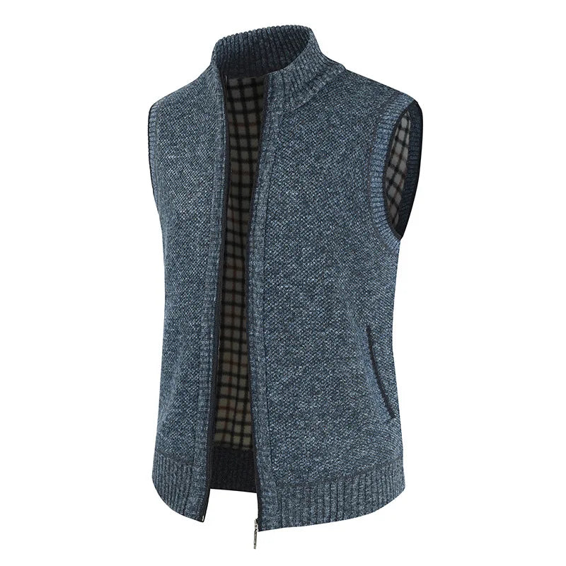 KB New Men's Coat Fashion Warm Outer Wear Vest