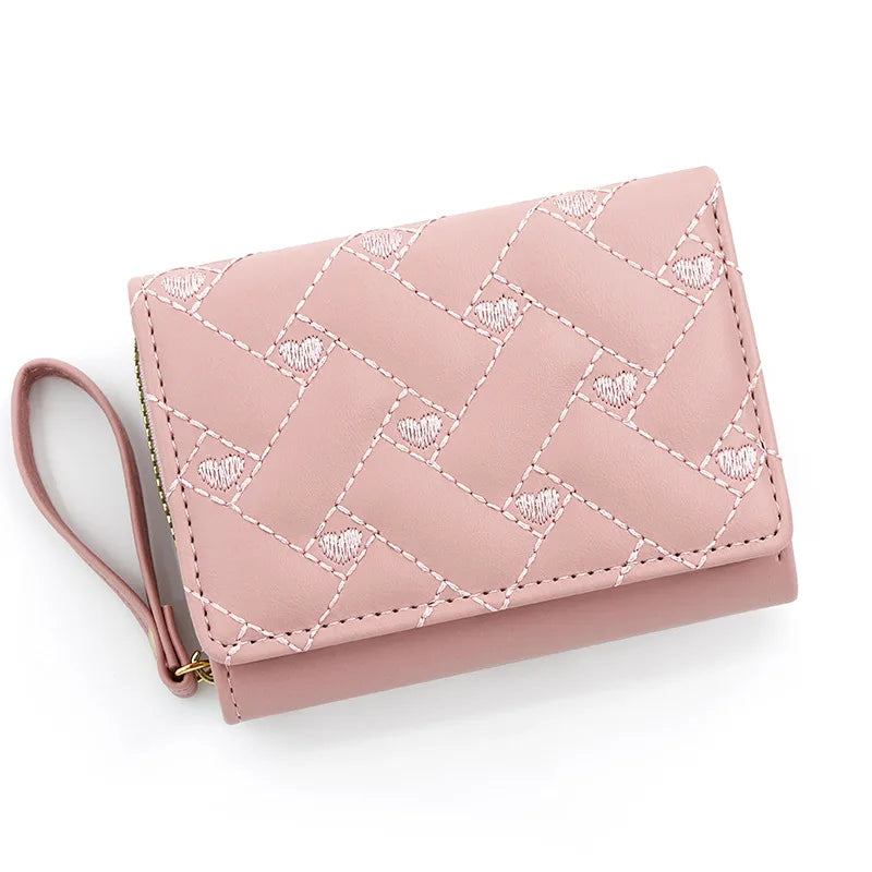 Cute Wallet Luxury Designer Lady Wallet Pink Purse